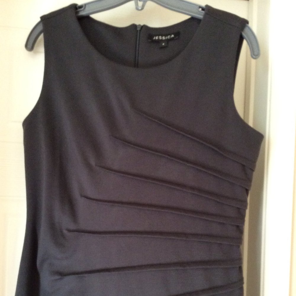 Beautiful Dark Gray Dress with delicate details Sz. 8